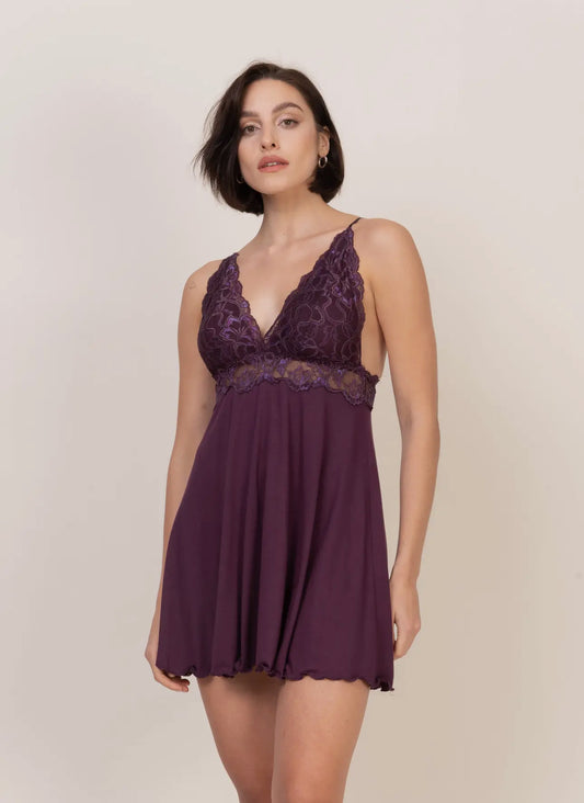 Oh!Zuza European-Made Lace Viscose Chemise/Nightgown