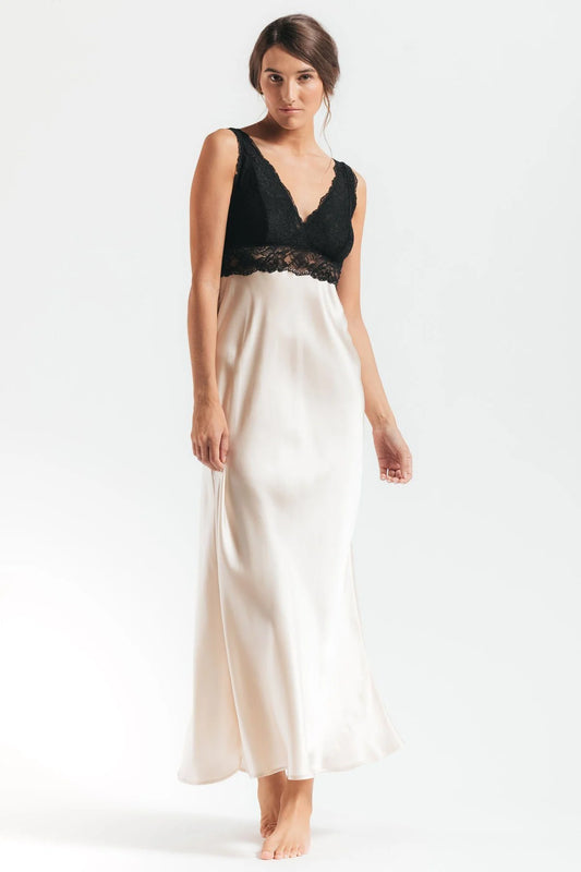 NK IMODE - Morgan Iconic Bust-Support Silk Long Gown