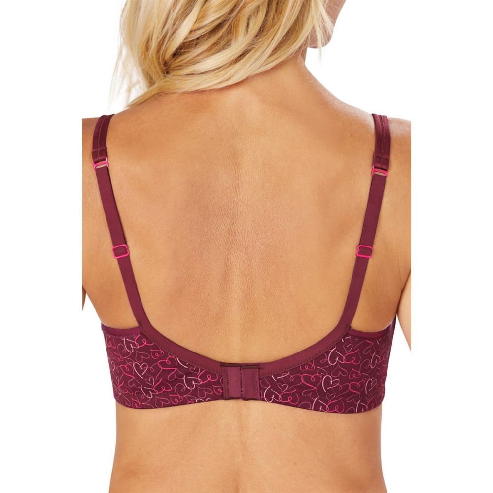 Amoena Wire - Free Post Mastectomy Bra - Mara Burgandy - 45037 - Bambolina’s Boutique