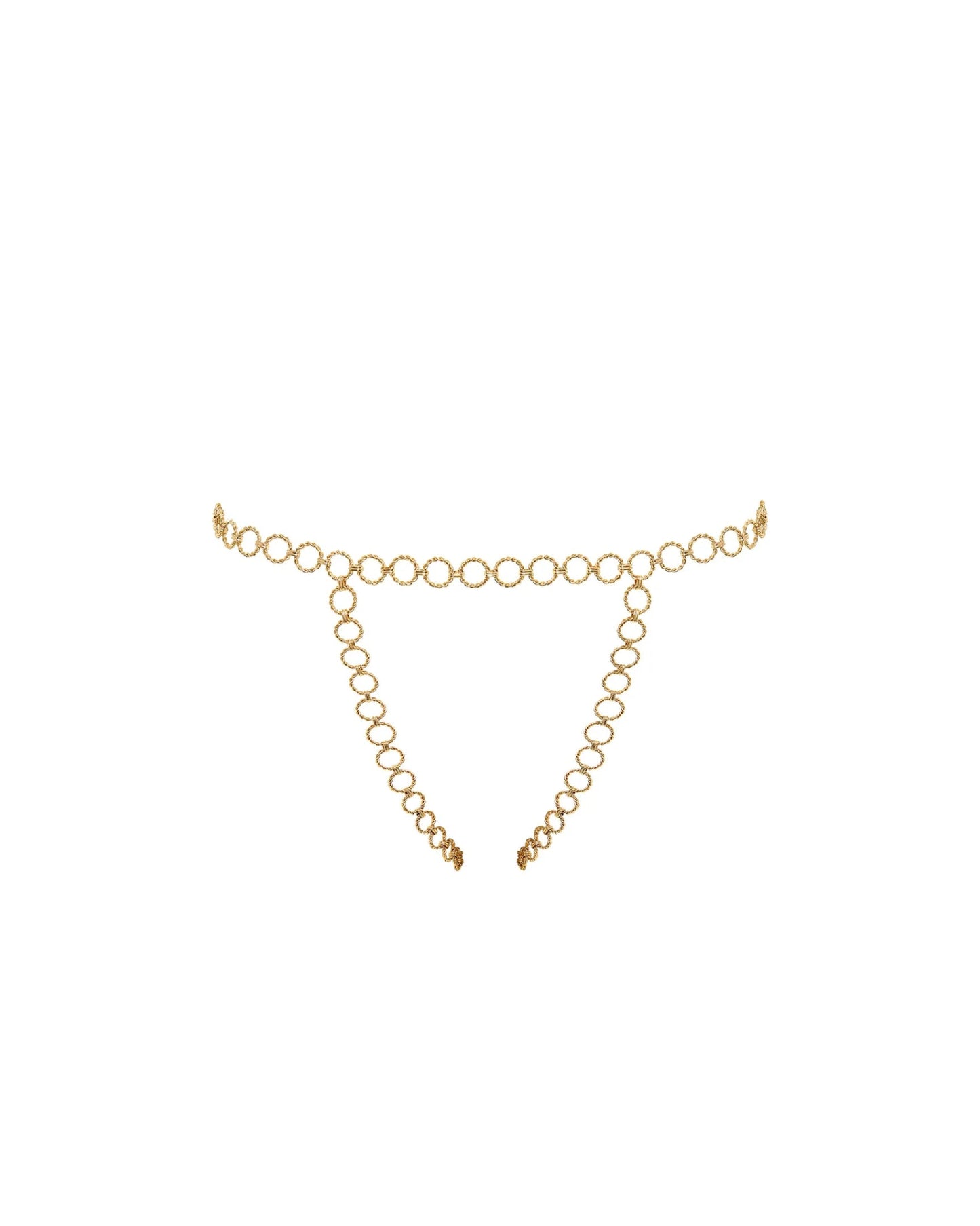 Bluebella - Vida Ouvert Brief Panty Gold Chain - Bambolina’s Boutique