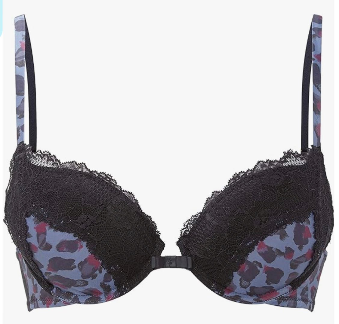Gossard - Wild Lace Trim Molded Underwire Plunge Wired Padded Bra 15101 - Bambolina’s Boutique