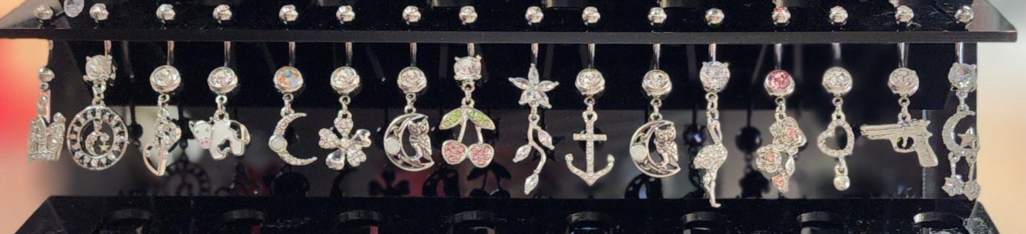 Belly Button Rings - Surgical Steel - 10mm