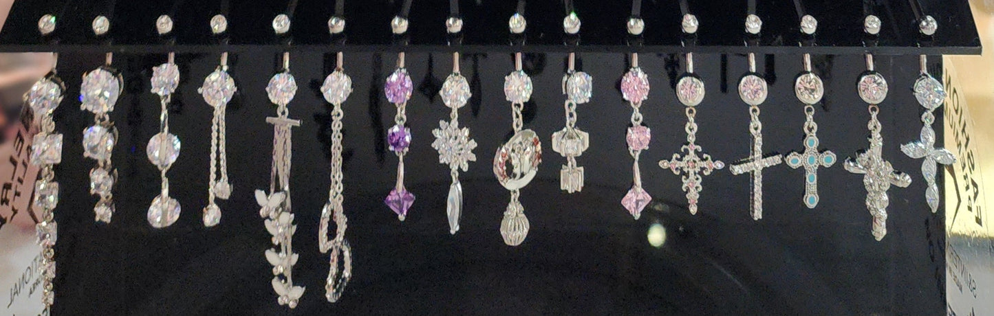 Belly Button Rings - Surgical Steel - 10mm