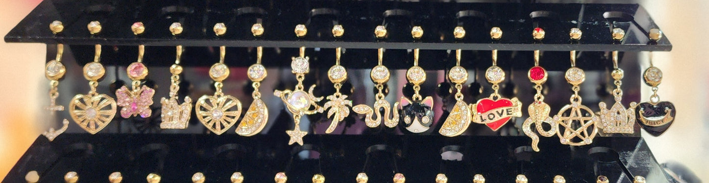 Belly Button Rings - Surgical Steel - 10mm