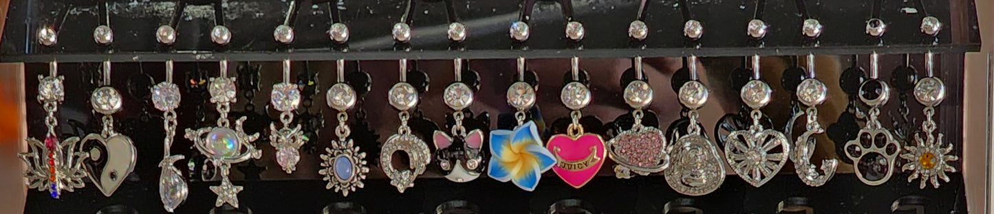 Belly Button Rings - Surgical Steel - 10mm