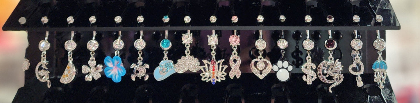 Belly Button Rings - Surgical Steel - 10mm