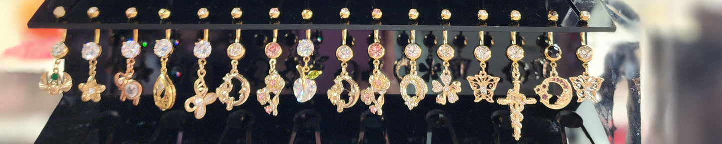 Belly Button Rings - Surgical Steel - 10mm