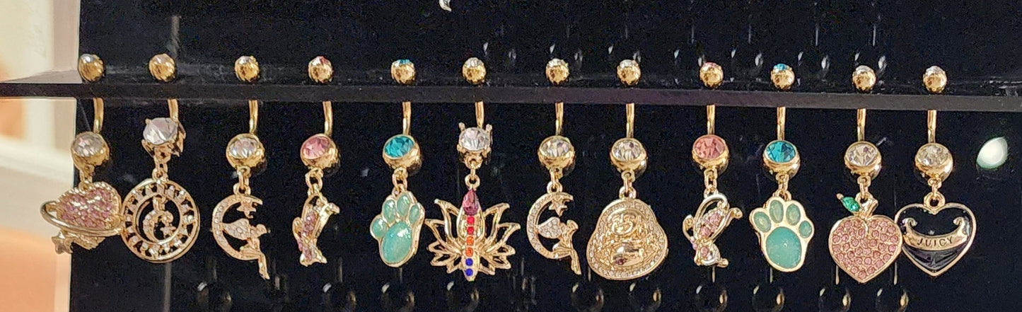 Belly Button Rings - Surgical Steel - 10mm