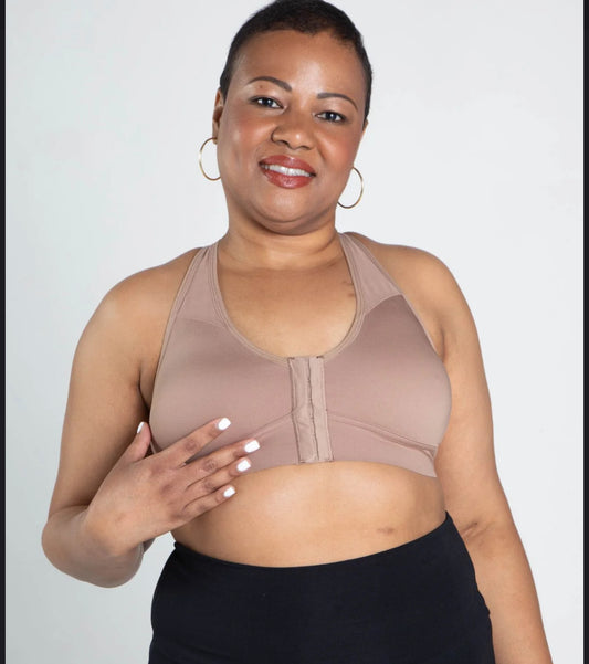 AnaOno Bianca Pocketed Front Closure Post-Op Mastectomy Bra