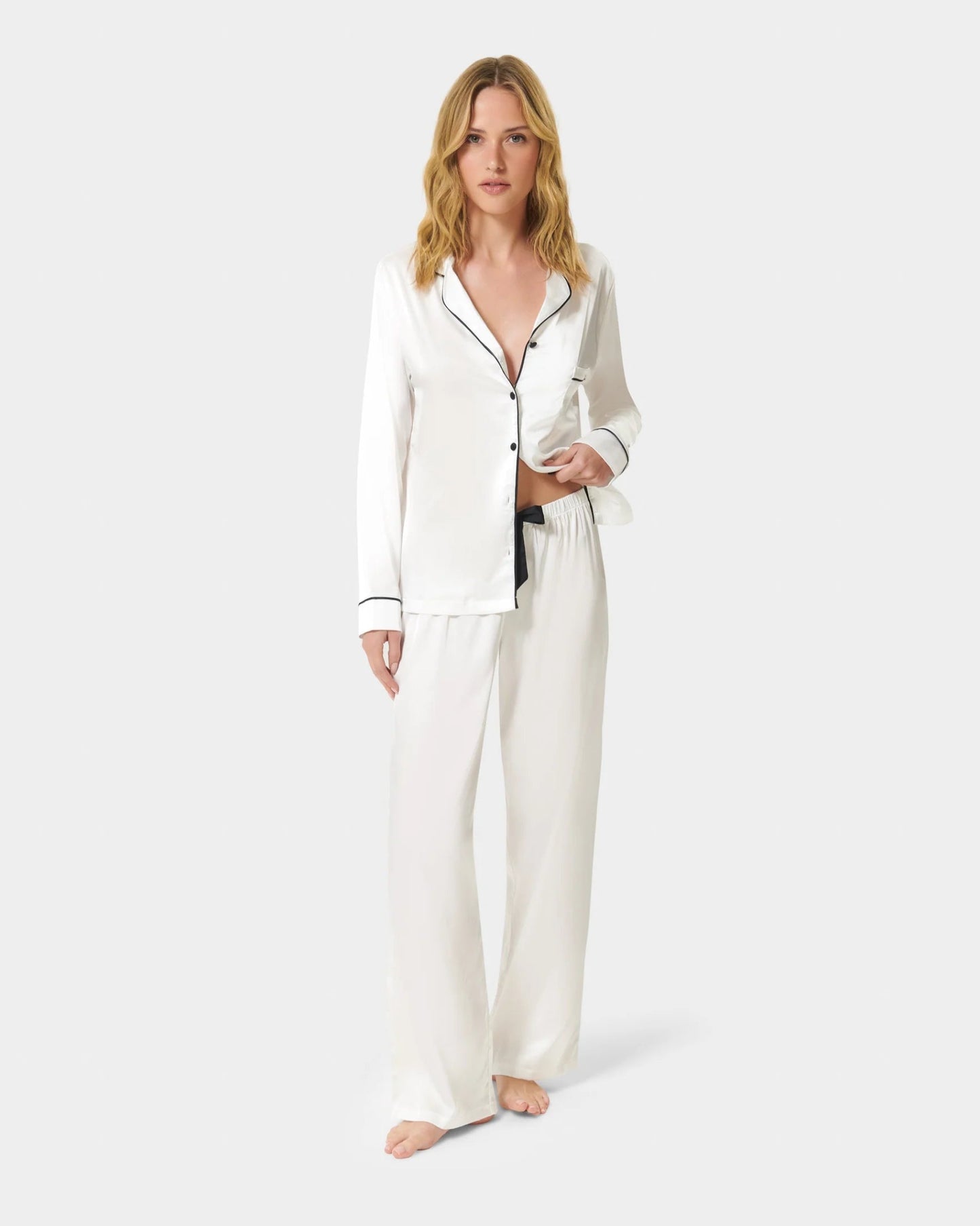 Bluebella - Claudia Two Piece Shirt and Trouser Pajama Set - Bambolina’s Boutique