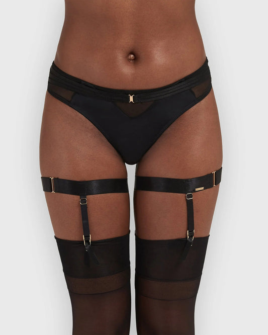 Bluebella - Garter Suspenders Black - Bambolina’s Boutique