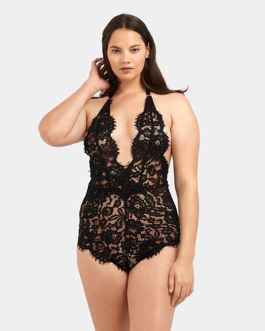 Bluebella - Natalia Lace Bodysuit Black - Bambolina’s Boutique
