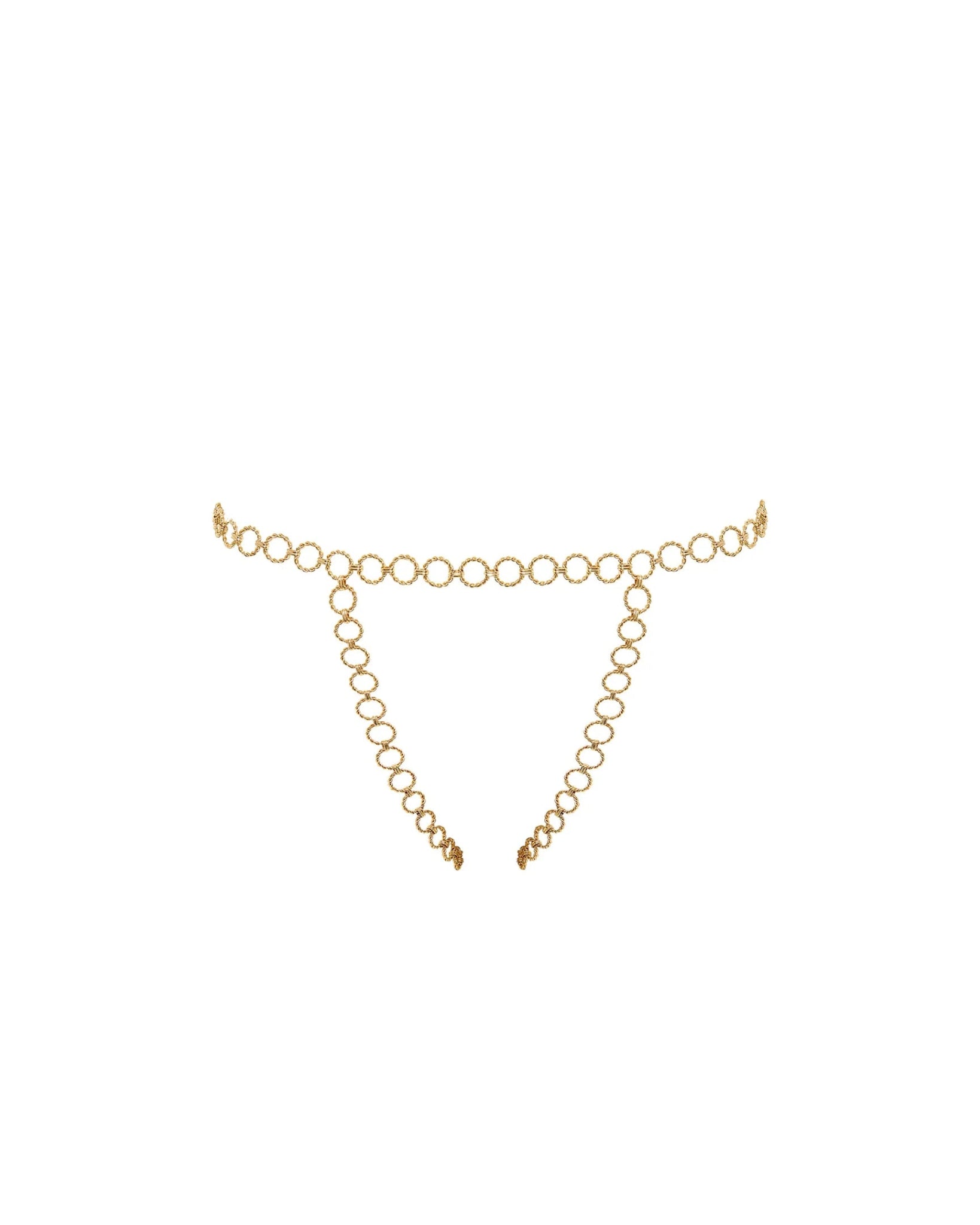 Bluebella - Vida Ouvert Brief Panty Gold Chain - Bambolina’s Boutique