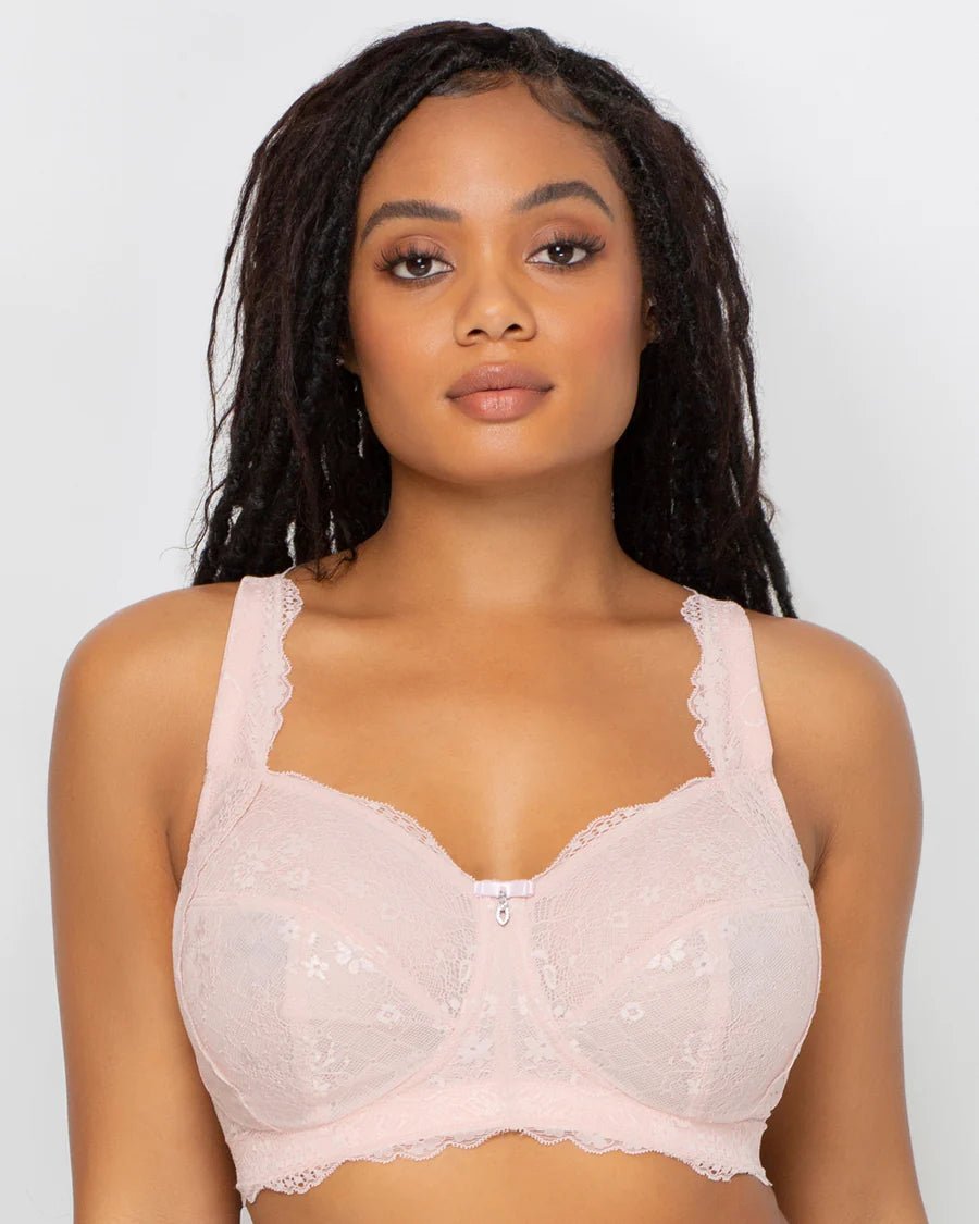 Curvy Couture - Luxe Lace Wireless Bralette 1320 - Bambolina’s Boutique