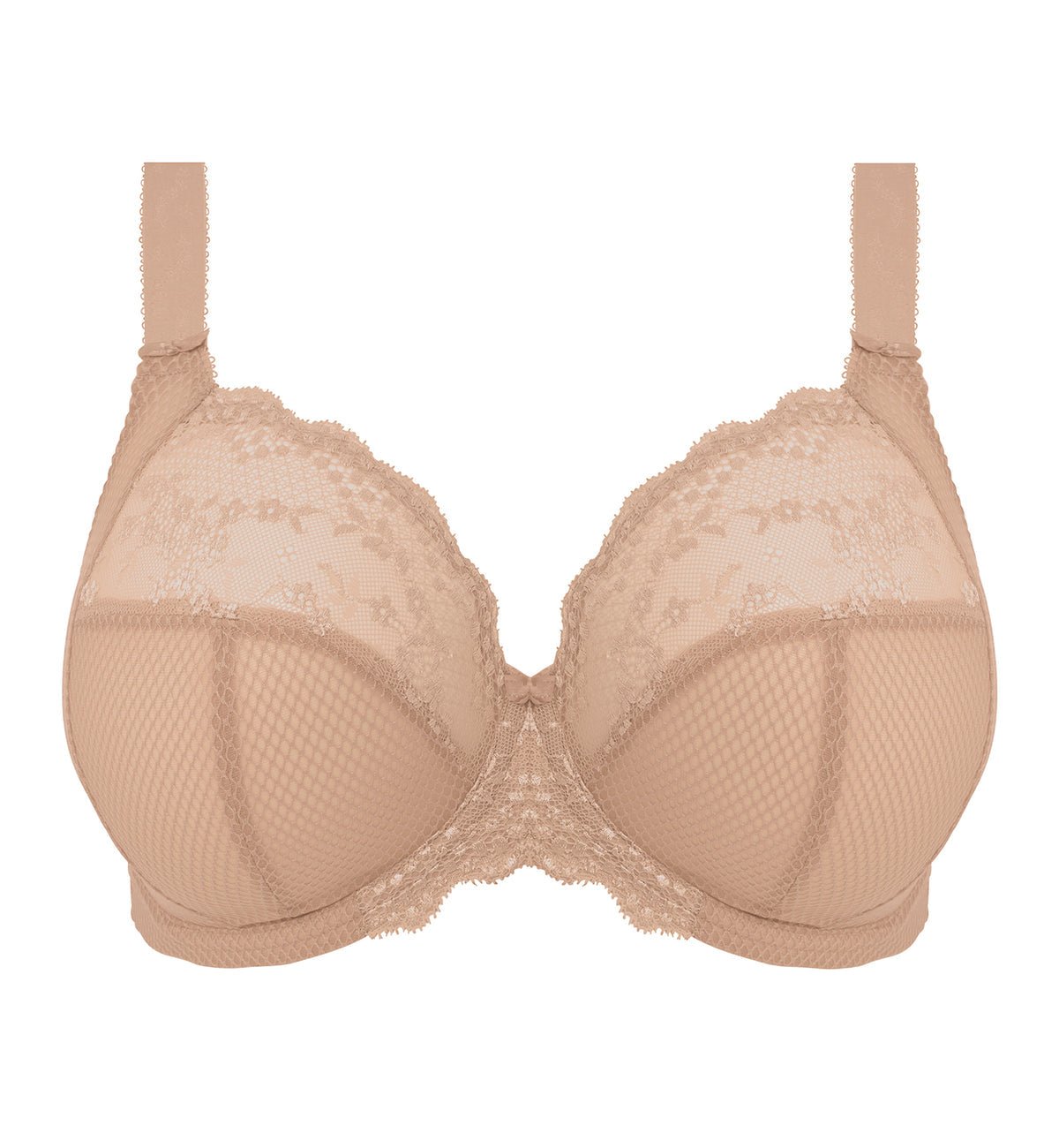 Elomi Charley Banded Stretch Lace Plunge Underwire 4382 Bra - Bambolina’s Boutique