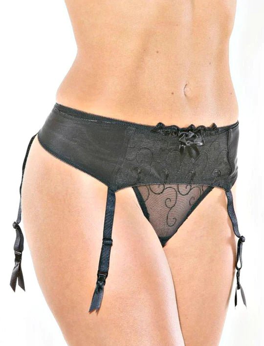Fit Fully Yours - Joyce Garter Belt Black U2539 - Bambolina’s Boutique