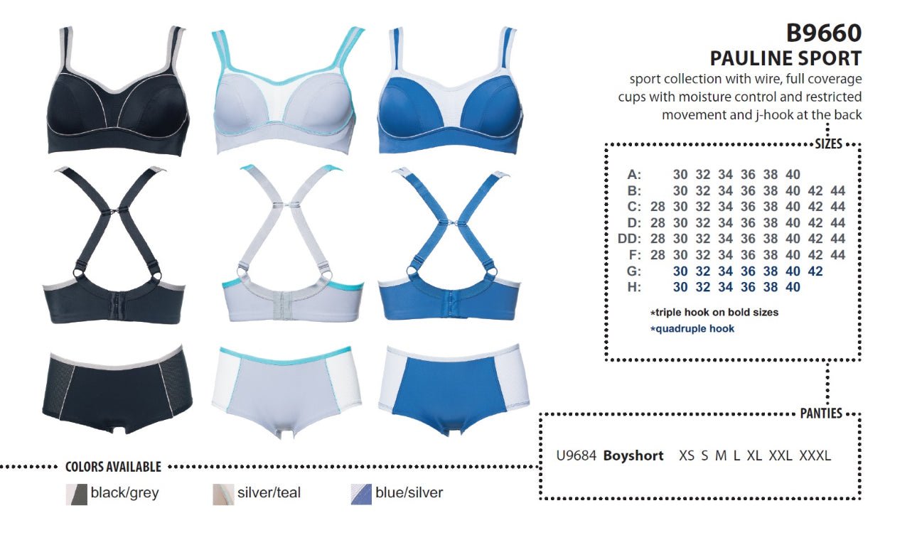 Fitfully Yours Pauline Sports Bra B9660 - Bambolina’s Boutique