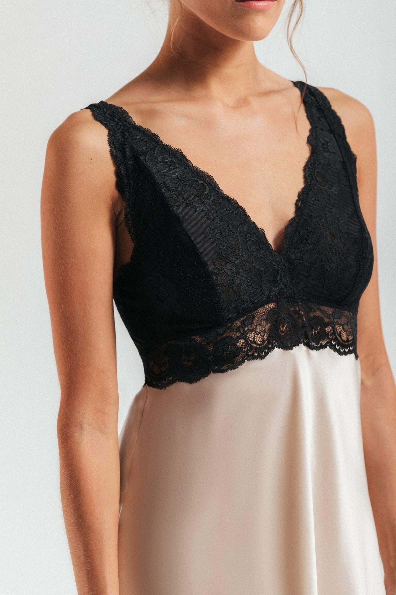NK IMODE Morgan Iconic Bust Support Silk Chemise Bambolina s Boutique