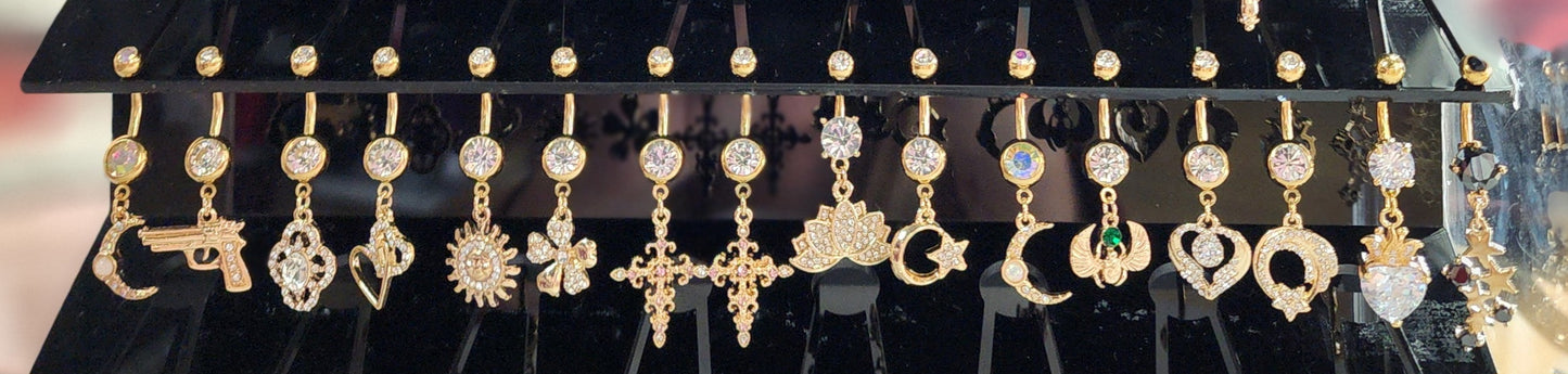 Belly Button Rings - Surgical Steel - 10mm